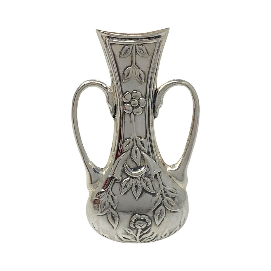 .925 Sterling Silver Floral Vase Brooch shopstyle360