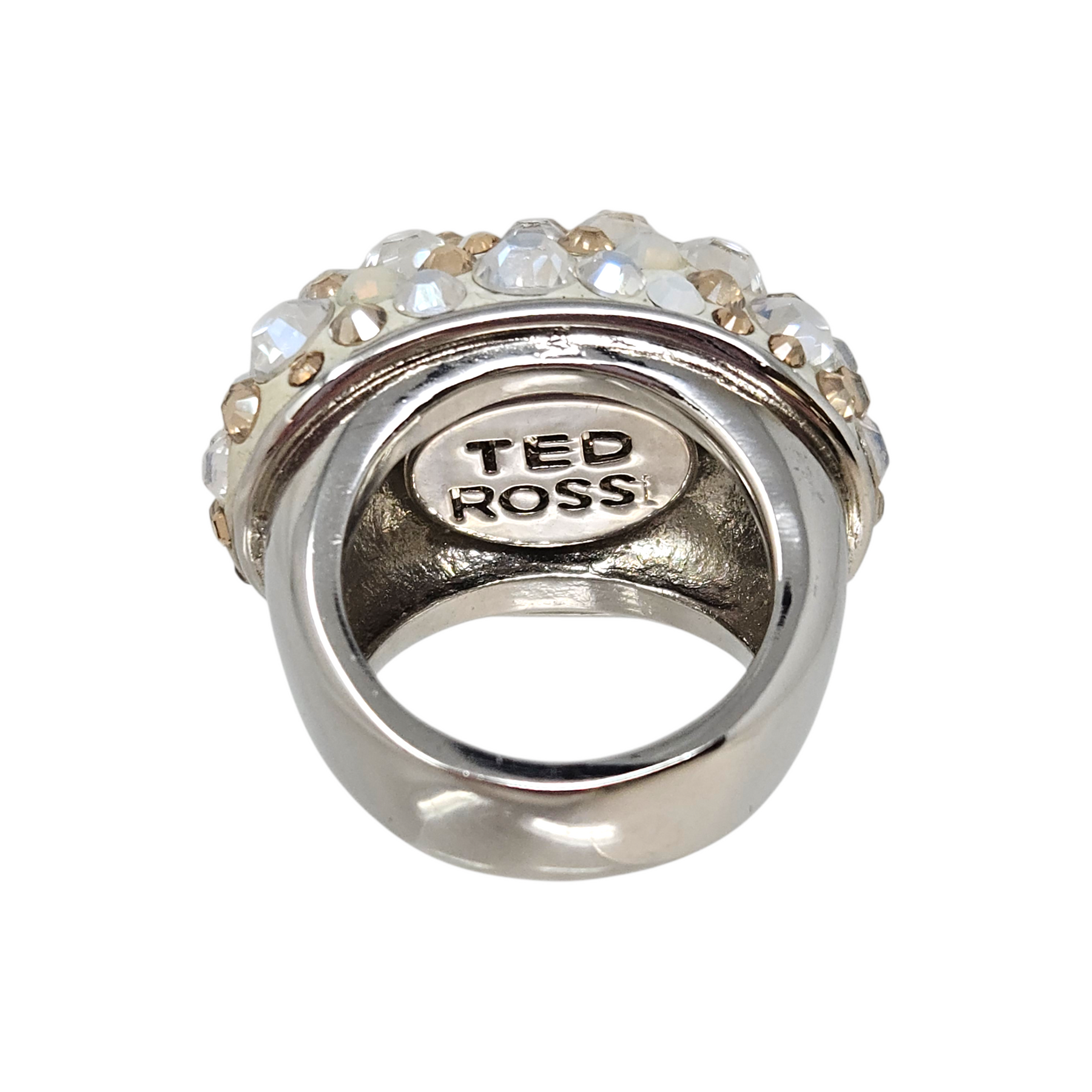 Ted Rossi Crystal Dome Ring - Size 7/7.5 – shopstyle360