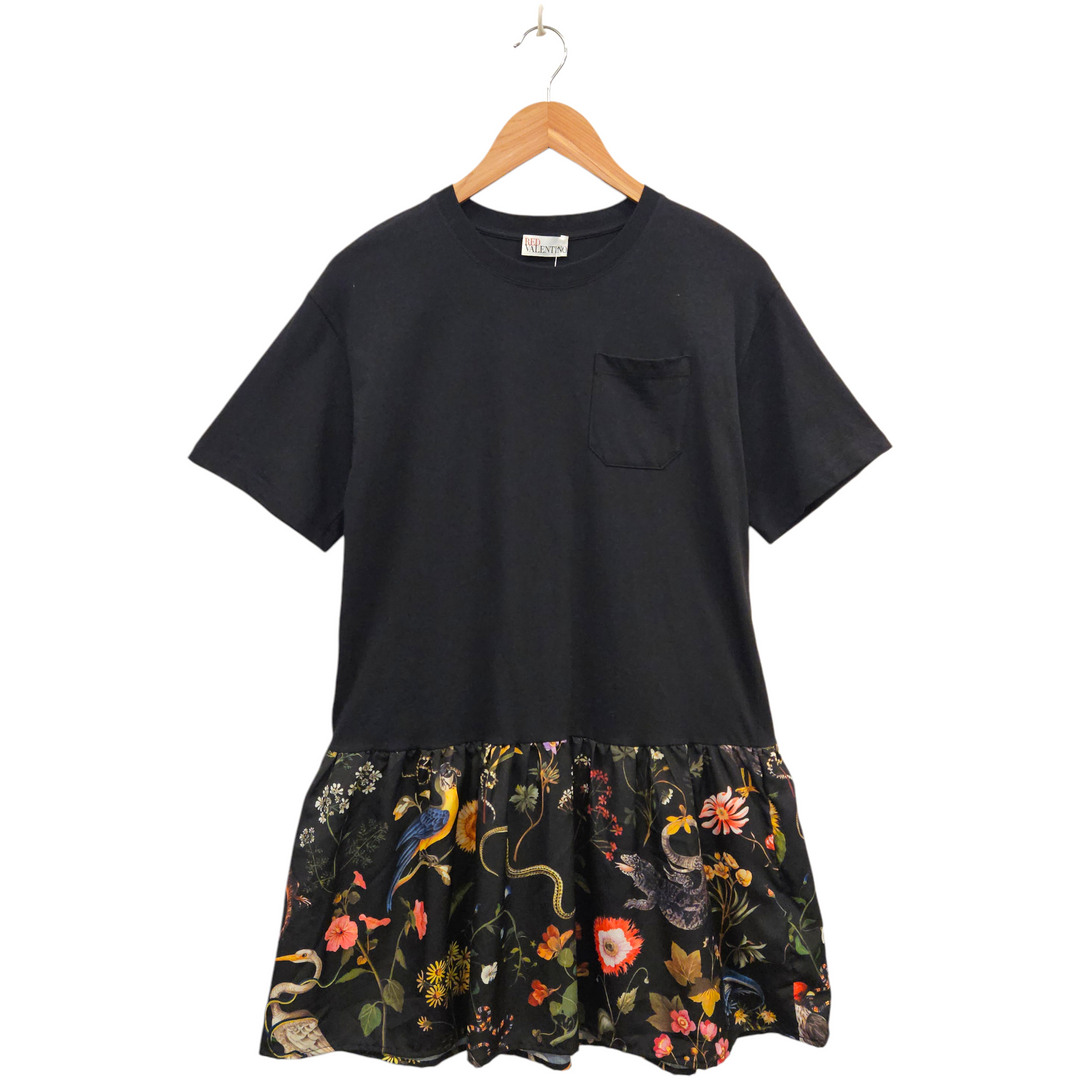 red valentino t shirt dress Red Valentino Virgin Wool Mini Dress - Blue Dresses, Clothing - WRE94615