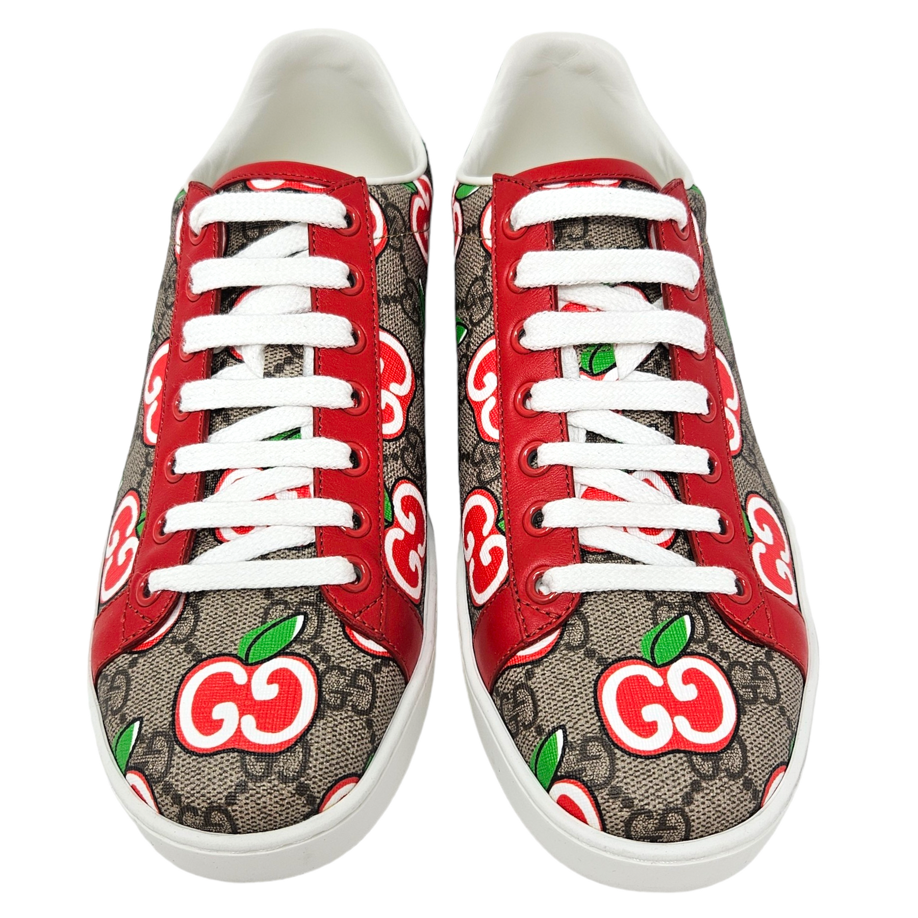 Gucci Ace Apple Sneakers Size 38 8 shopstyle360