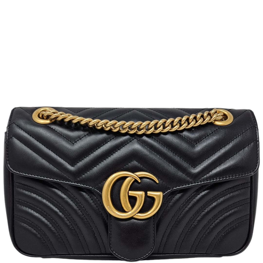 Gucci GG Marmont Small Leather Shoulder Bag shopstyle360