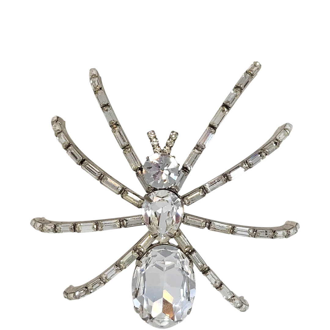 Butler Wilson Large Baguette Crystal Spider Brooch – shopstyle360